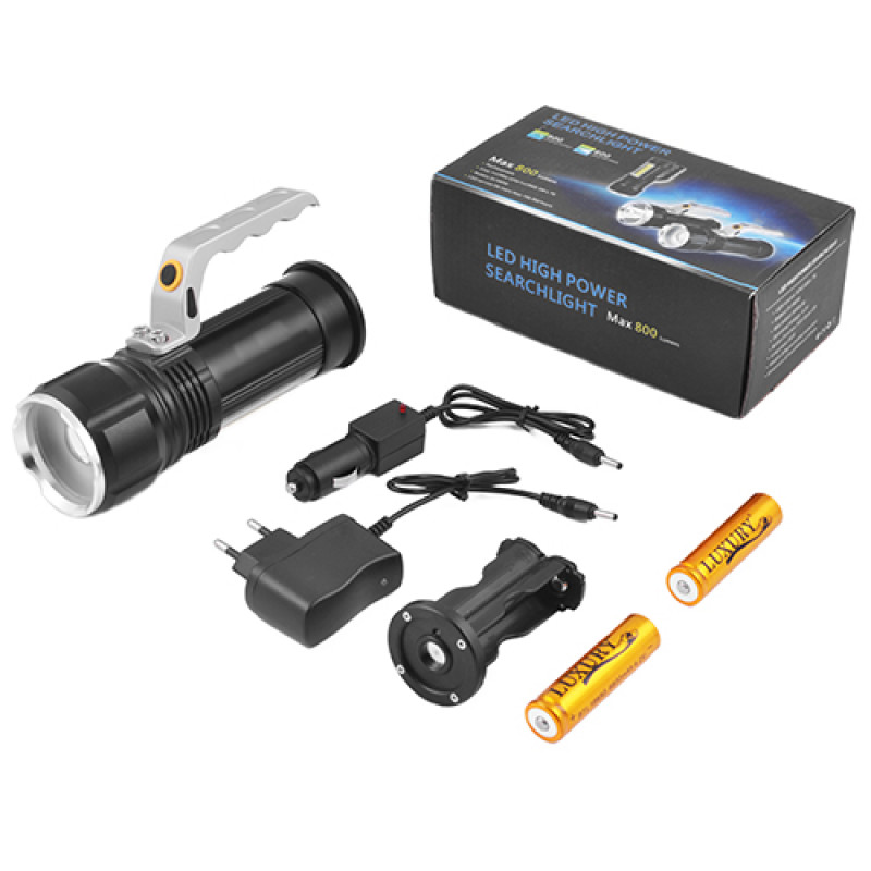 Фонарь переносной Police S912-XPE+COB (white+red), 2x18650, zoom, ЗУ 220V/12V, Box оптом в Украине