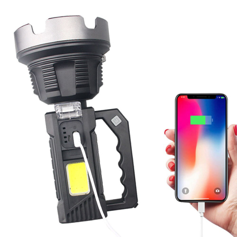 Ліхтар переносний TD-888-5W+COB, power bank, Li-Ion аккум., тринога, ЗУ microUSB, Box