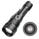 Ліхтар PLD-11-4XPE(RGB), 1х18650, ЗП microUSB, zoom, Box