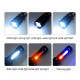Ліхтар PLD-H005-3PM10-TG(white+yellow+red)+14SMD, Li-Ion акум., індикація заряду, ЗУ Type-C, zoom, Box