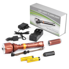 Ліхтар Police 8098-XML T6, ЗУ 220V / 12V, 2x18650, Box