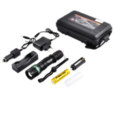Ліхтар Police 8455S-XPE, ЗУ 220V / 12V, 1х18650 / 3хААА, zoom, Box