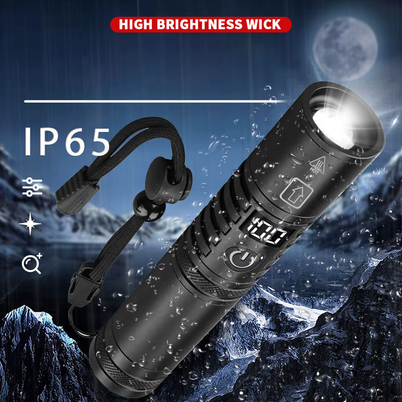 Ліхтар S2304-WHITE LASER LED PM10-TG, 1x18650/3xAAA, Power bank, ЗУ Type-C, zoom