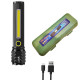 Ліхтар TD-C82/C72-P50+COB, Li-Ion акум., zoom, ЗУ microUSB, Box