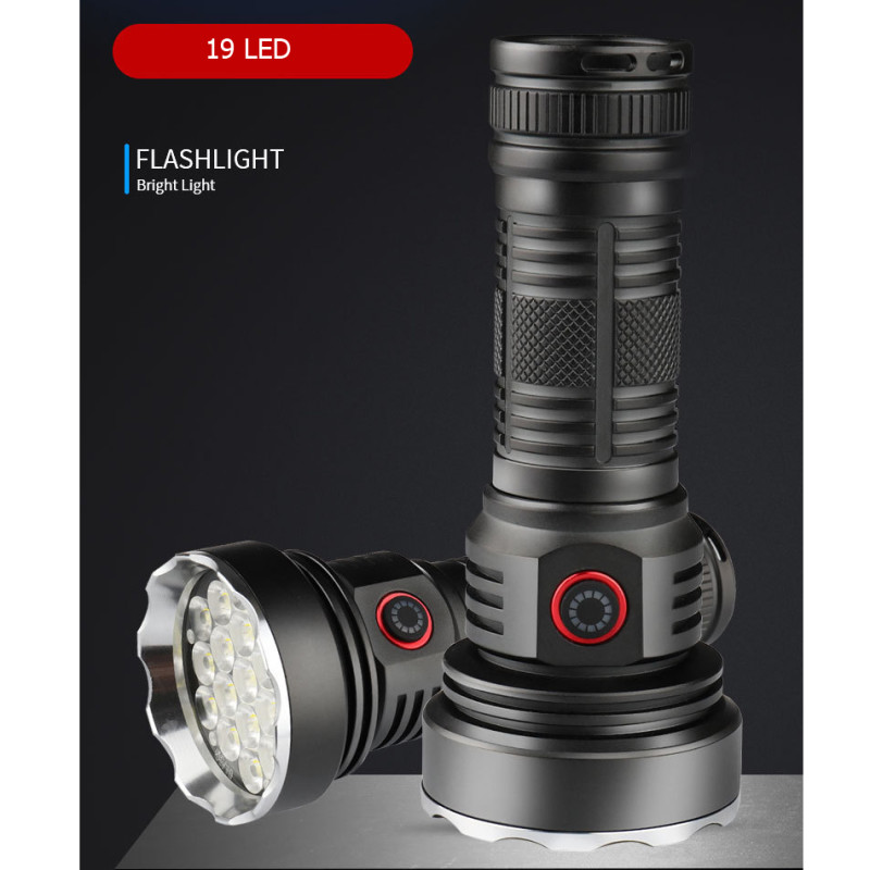 Ліхтар W5201-1-19 ULTRA BRIGHT LED, 1x18650, індикація заряду, ЗУ Type-C
