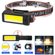 Ліхтар WORKLIGHT 2 в 1 5305-COB(WHITE+YELLOW), Li-Ion акумулятор, поворот 180º+180º, магніт, ЗУ Type-C