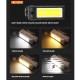 Ліхтар WORKLIGHT 2 в 1 5305-COB(WHITE+YELLOW), Li-Ion акумулятор, поворот 180º+180º, магніт, ЗУ Type-C