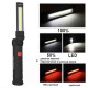 Ліхтар WORKLIGHT W52-SMD+COB (white+red), Li-Ion акумулятор, поворот 180º+180º, магніт, затискач, гак, ЗУ microUSB