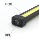 Ліхтар WORKLIGHT WL-08-XPE+COB (white+yellow+red), power bank, Li-Ion акум., поворот 180º+180º, магнит, зажим, крюк, ЗУ Type-C, Box