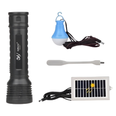 Ліхтар YW-037-3W, 1 лампа 3W, гнучка Led лампа, Li-Ion акум., сонячна батарея, Box