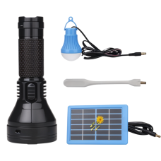 Ліхтар YW-038-3W, 1 лампа 3W, гнучка Led лампа, Li-Ion акум. , сонячна батарея, Box