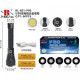 Фонарик ручной BL 601 P90 2*26650 battery с зарядкой от USB