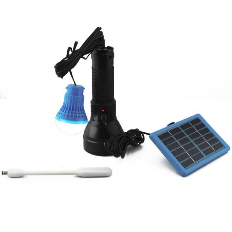 Ліхтарик ручний BL YW-038 hand torch + bulb + solar