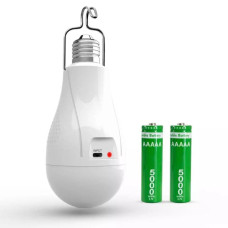 Світлодіодна LED лампа з акумулятором E05L, 2x18650, гачок, ЗУ Type-C