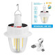 Светодиодная LED лампа с аккумулятором T38-COB+SMD(RGB), 2×18650, солнечная батарея, крюк, ЗУ Type-C оптом в Украине