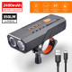 Велофара BC25S, 300LM, Waterproof, Power Bank, Li-Ion акумулятор, ЗУ Type-C, індикація заряду