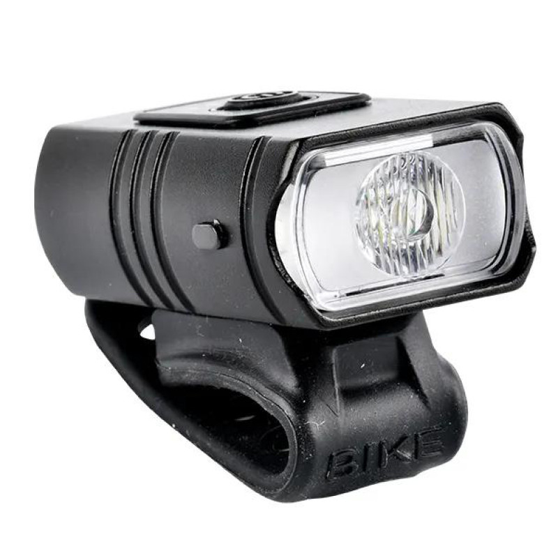 Велофара BK02, 500LM, Waterproof, ЗУ microUSB, Li-Ion акумулятор, індикація заряду