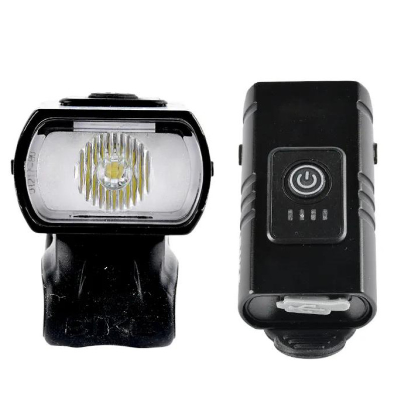 Велофара BK02, 500LM, Waterproof, ЗУ microUSB, Li-Ion акумулятор, індикація заряду