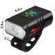 Велофара BK02, 500LM, Waterproof, ЗУ microUSB, Li-Ion акумулятор, індикація заряду