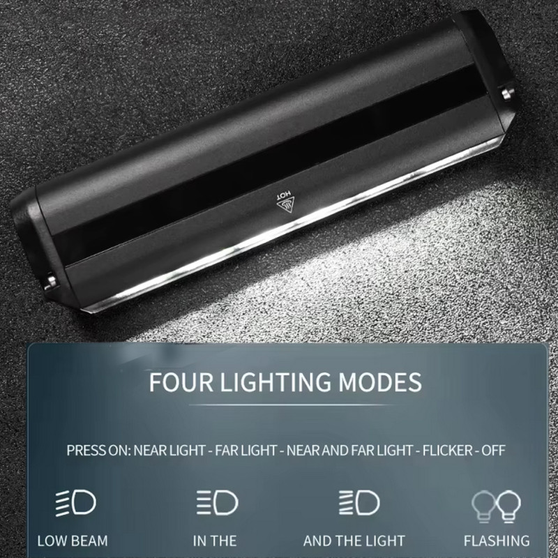 Велофара потужна EOS620-6LED, 1400LM, Waterproof, Li-Ion акумулятор, ЗУ Type-C
