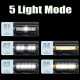 Велофара потужна FY-339B-5LED(white+yellow), Waterproof, Li-Ion акум., ЗУType-C