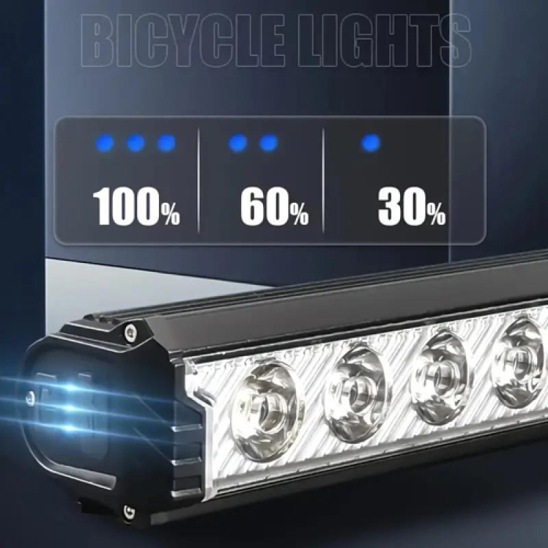 Велофара потужна FY-339B-5LED(white+yellow), Waterproof, Li-Ion акум., ЗУType-C