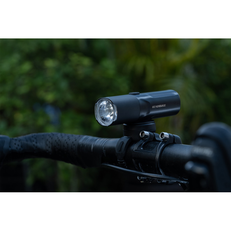 Велофара потужна LEADBIKE M02-OSRAM 400LM, 2000mAh, waterproof, children lock, Li-Ion акумулятор, ЗУ Type-C