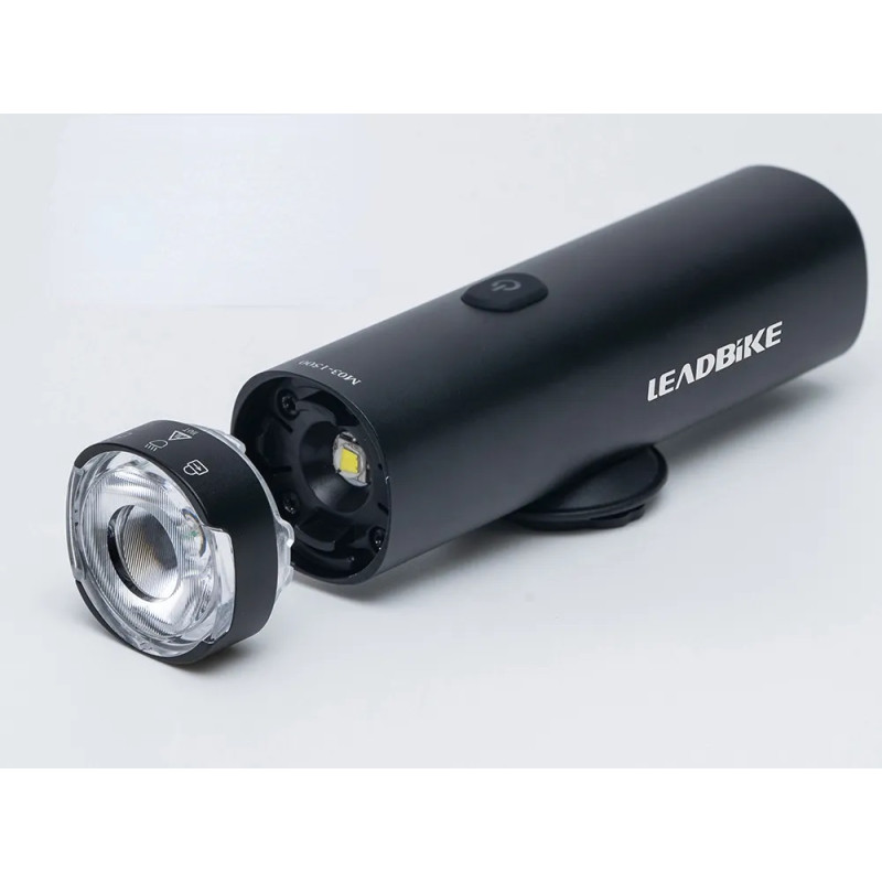 Велофара потужна LEADBIKE M03-OSRAM 400LM, 2000mAh, waterproof, children lock, Li-Ion акумулятор, ЗУ Type-C