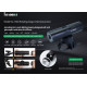 Велофара потужна LEADBIKE M03-OSRAM 400LM, 2000mAh, waterproof, children lock, Li-Ion акумулятор, ЗУ Type-C