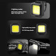 Велокомплект FT-3028-COB ліхтар + STOP, Waterproof, Li-Ion акумулятор, ЗУ Type-C