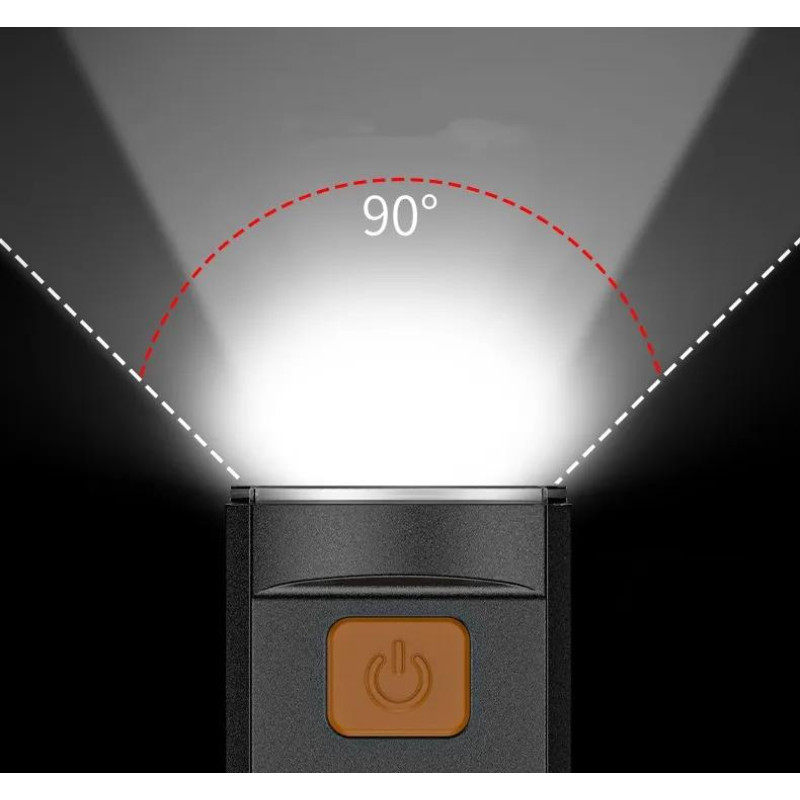 Велоліхтар 604-LED, 100LUM, IP33, Li-Ion акумулятор, ЗУ Type-C