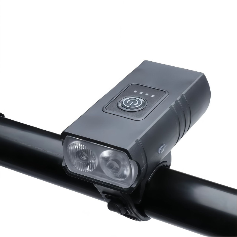Велоліхтар 804-2T6, waterproof, Li-Ion акумулятор, ЗУ Type-C