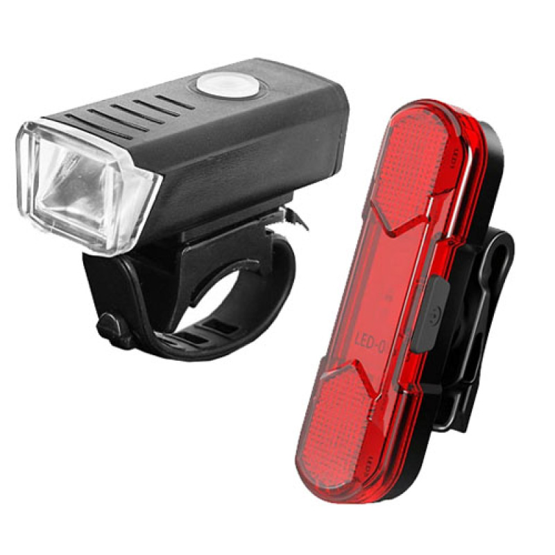 Велоліхтар BSK-HY027-XPG, STOP-5SMD(red), Li-Ion акумулятор, ЗУ microUSB, Box