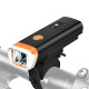 Велофонарь HJ-047-XPG ULTRA LIGHT, ALUMINUM, AVTOLIGHT SENSOR, Waterproof, аккум., ЗУ microUSB оптом в Украине
