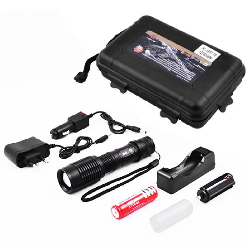 Ліхтар Police 1861-T6, 1×18650, zoom, ЗУ 220V/12V, Box