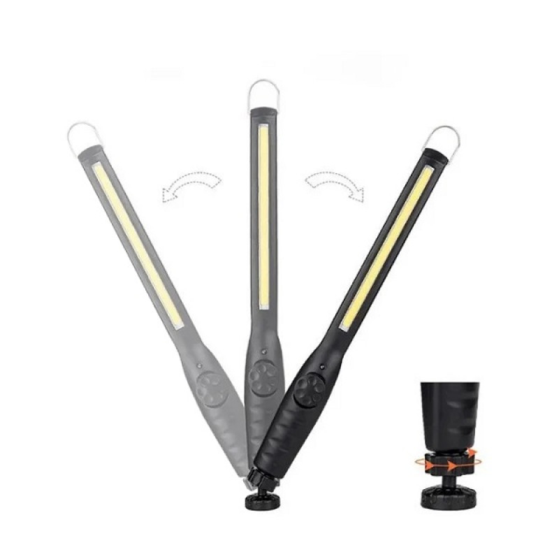 Ліхтар WORKLIGHT BL-821-COB, Li-Ion акумулятор, поворот 180 º +180 º, магніт, гак, ЗУ microUSB