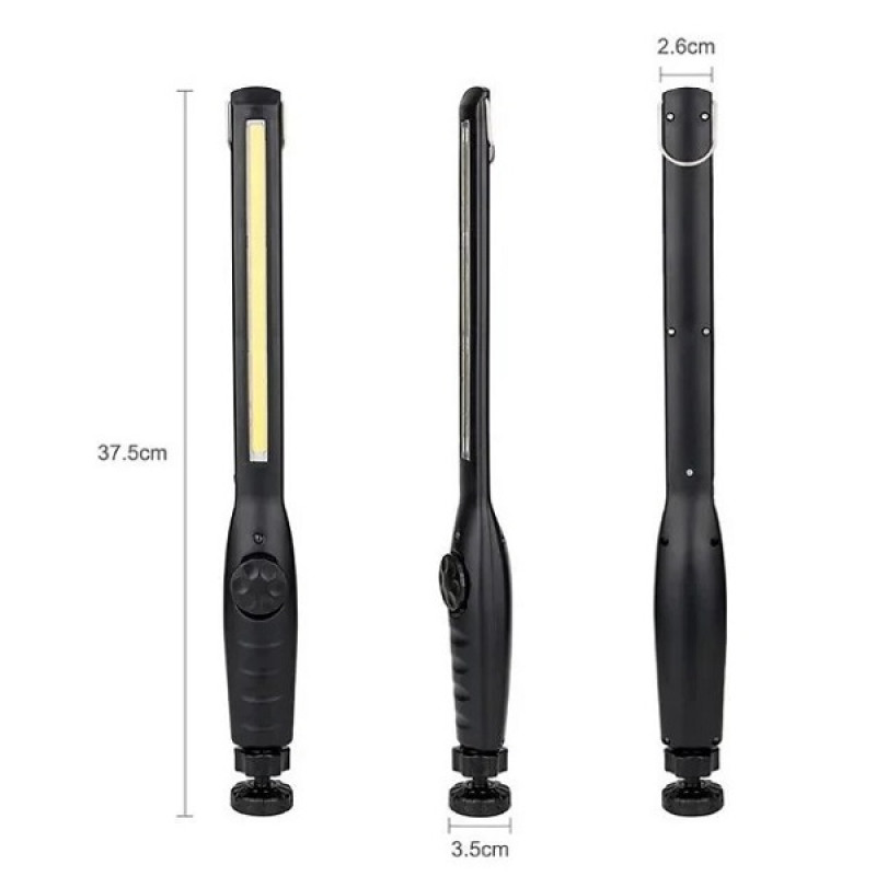 Ліхтар WORKLIGHT BL-821-COB, Li-Ion акумулятор, поворот 180 º +180 º, магніт, гак, ЗУ microUSB