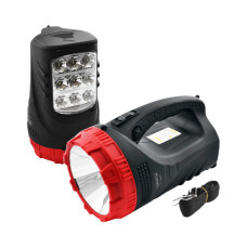 Ліхтар переносний Luxury YJ-2827, 3W+9LED/25LED, вбудований акумулятор, ЗУ 220V
