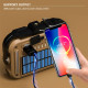 Фонарь кемпинг TZD-01-COB (White+Yellow+Red+Blue)-PRO, Power Bank, Li-Ion акк., солнечная батарея, ЗУ Type-C, магнит, крюк, Box оптом