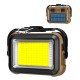 Фонарь кемпинг TZD-01-COB (White+Yellow+Red+Blue)-PRO, Power Bank, Li-Ion акк., солнечная батарея, ЗУ Type-C, магнит, крюк, Box оптом