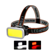 Ліхтар налобний YEMAO YM-309-COB (White+Red), Li-Ion акумулятор, ЗУ Type-C, Box