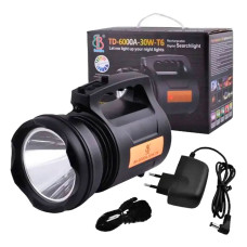 Ліхтар переносний TD-6000A 30W T6, вбуд. акумулятор