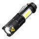 Ліхтар Police 525/8468-XPE+COB, Li-Ion акум., zoom, ЗУ microUSB, Box