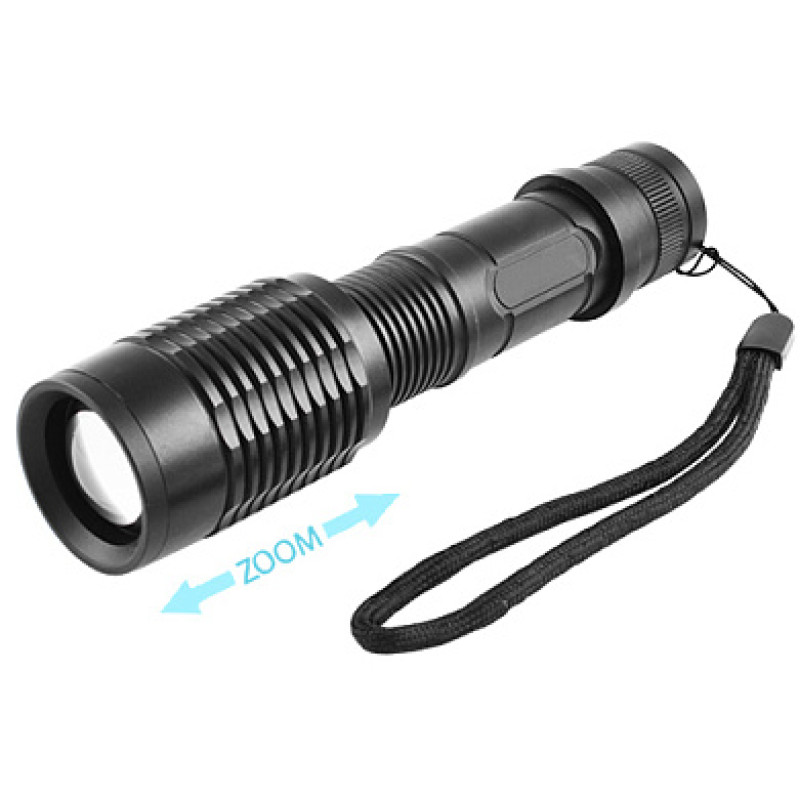 Ліхтар Police 1861-T6, 1×18650, zoom, ЗУ 220V/12V, Box