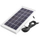 Ліхтар переносний YJ-1902T, 5W+22SMD 2 лампи 3W, сонячна панель, акумулятор, power bank