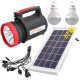 Ліхтар переносний YJ-1902T, 5W+22SMD 2 лампи 3W, сонячна панель, акумулятор, power bank
