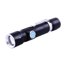 Ліхтар Police 802-T6, 1×18650, зажим, zoom, ЗУ microUSB, Box