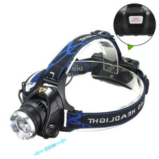 Ліхтар налобний Police 6699/204C-T6, 2×18650, zoom, ЗП microUSB, Box