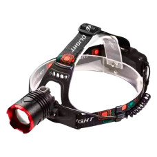 Ліхтар налобний W688A-TG, 2×18650, ЗУ Type-C, zoom, Box