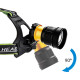 Ліхтар налобний BL-A12-3-P90, Power Bank, 3×18650, zoom, ЗП Type-C